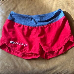 Speedo Lifeguard Red Shorts Women’s XS